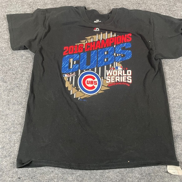 Lot of 7 MLB Baseball T Shirts Yankees Cubs Indians Majestic Braves Twins Tees - Picture 16 of 16